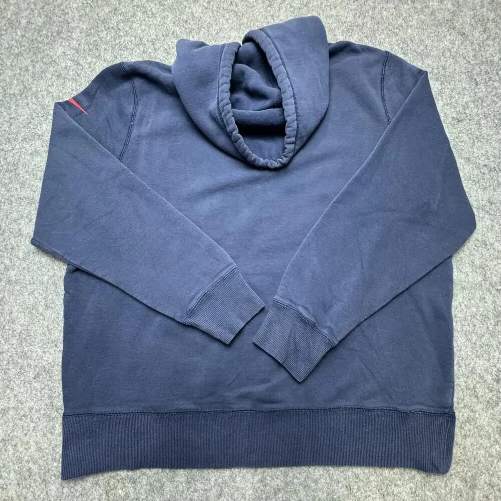 New England Patriots Hoodie Mens XL Blue NFL Football Nike Sweatshirt Logo